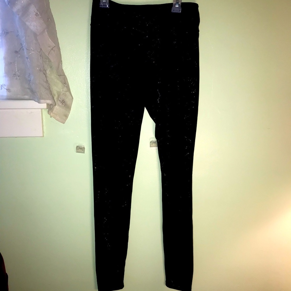Black and gold constellation leggings